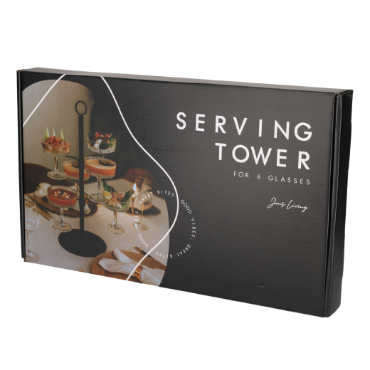 Serveertoren Zwart
