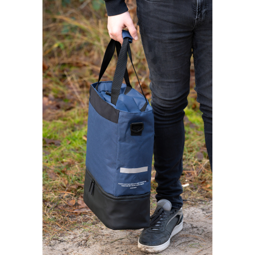 Fiets Shopper Met Koelvak RPET Blauw