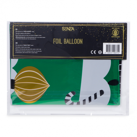 Folie Ballon Kerstboom Groen