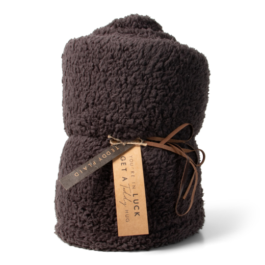 Teddy Plaid Antraciet