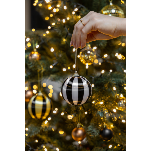 Kerstballen Satijn 4 stuks