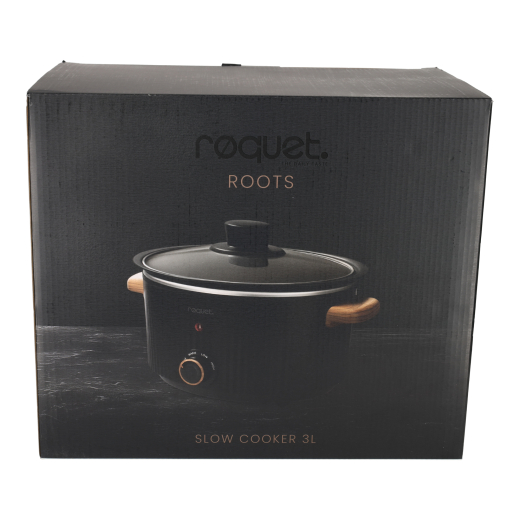 Slowcooker 3L Roots Zwart
