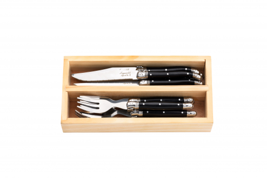 Mini couvert zwart 12 delig