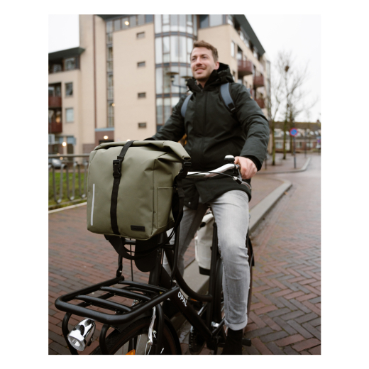 Norländer Tarpaulin Stuur Fietstas Zwart