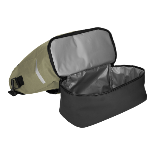 Fiets Shopper Met Koelvak RPET Olijfgroen