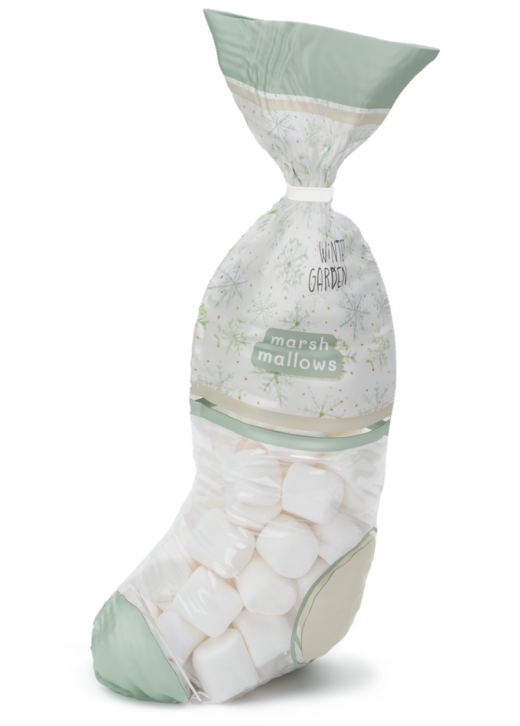 Kerstsok marshmallows 200 gram