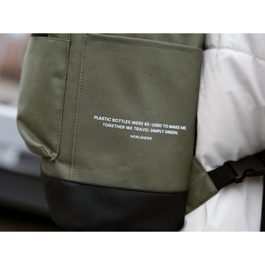 Norländer S.G. Fiets Rugtas RPET Olijfgroen