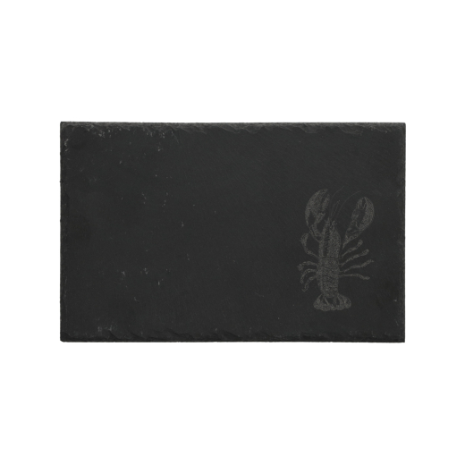 Leistenen Serveerplankjes Zee set van 4