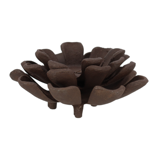 Theelichthouder dennenappel