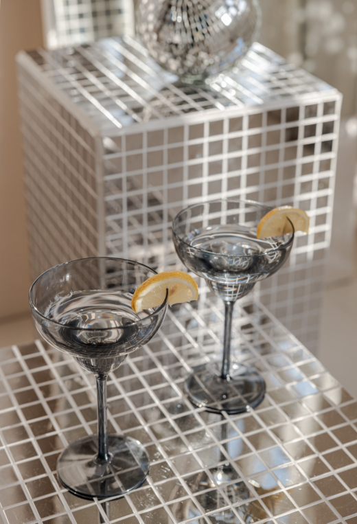 Acryl Cocktailglas Smoke