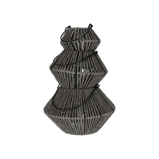 Lantaarns Lex Grijs set van 3