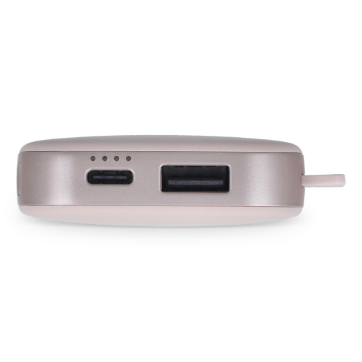 Powerbank 6.000 mAh USB-c Roze