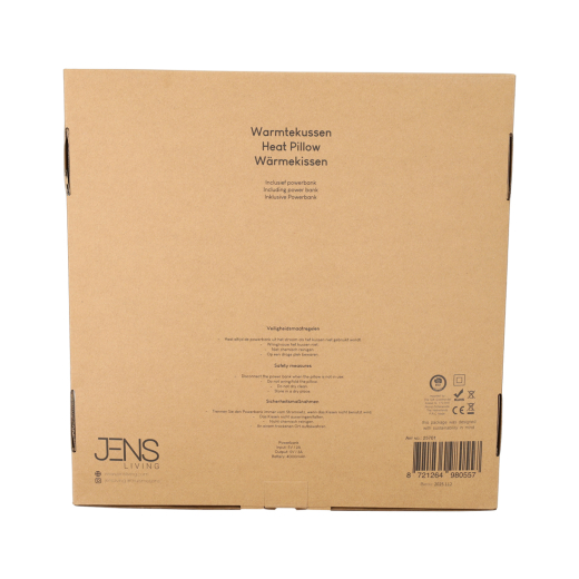 Warmtekussen RPET 40x40 Lichtgrijs