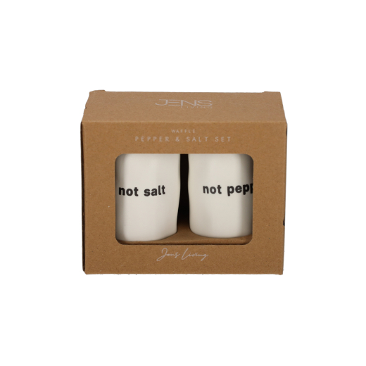 Text Salt & Pepper Set