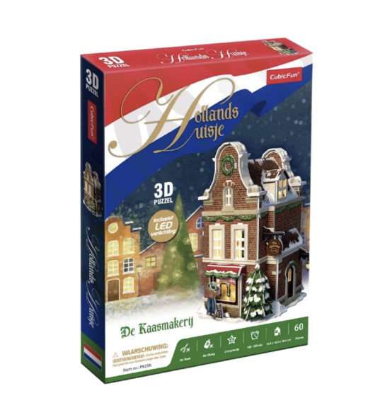 3D Puzzel Kerst Kaaswinkel