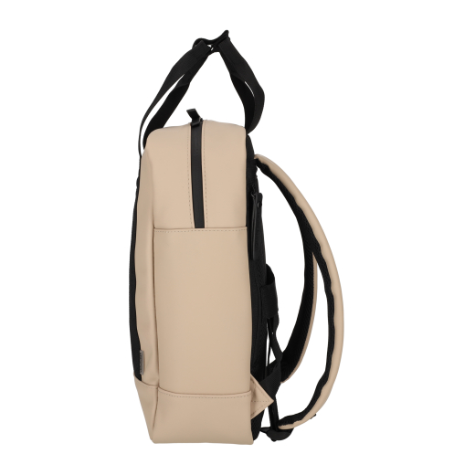 Dull PU Rugtas Eco Lining Taupe