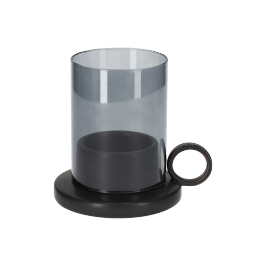 Theelichthouder Bo Zwart