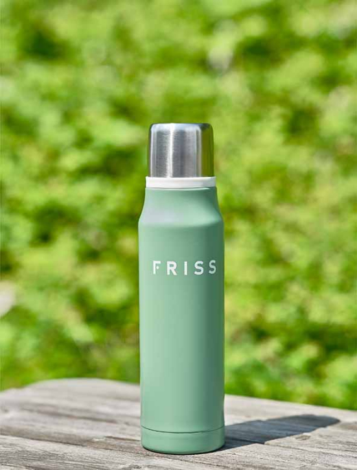 Friss Isoleerfles Rvs 1 Liter Groen