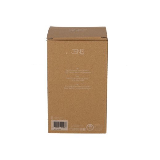 Thermo Beker met Lepel Jake Steengrijs