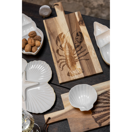 Serveerplank Schelp Small