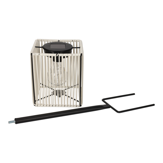 Solar Lantaarn Cube Wit