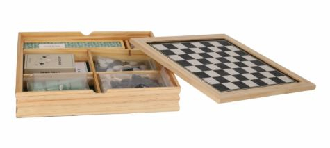 Houten 6-in-1 Spel