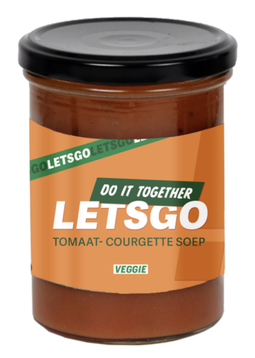 Tomaat-courgettesoep veggie in pot 400 ml