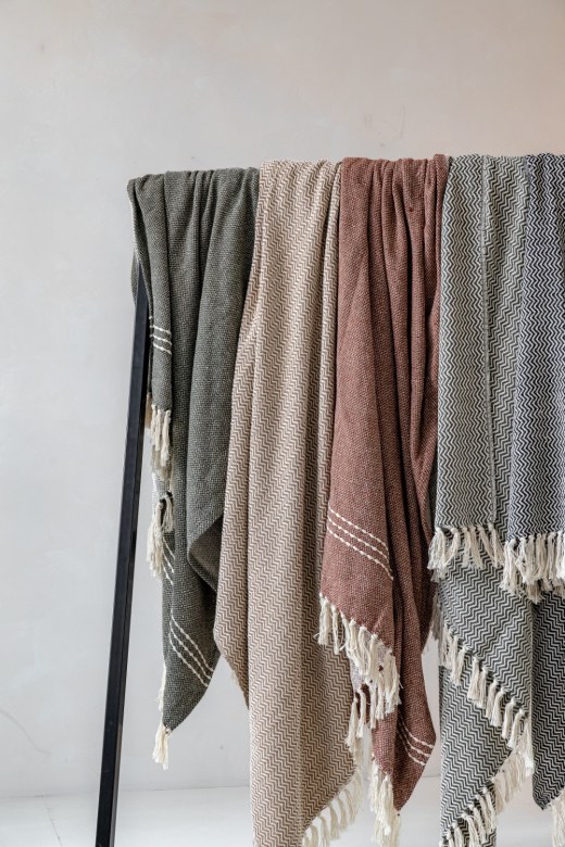 Recycled Cotton Plaid Juul Groen