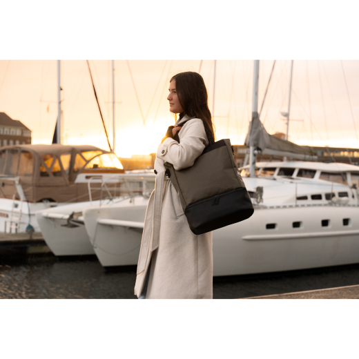 Fiets Shopper Met Koelvak RPET Olijfgroen