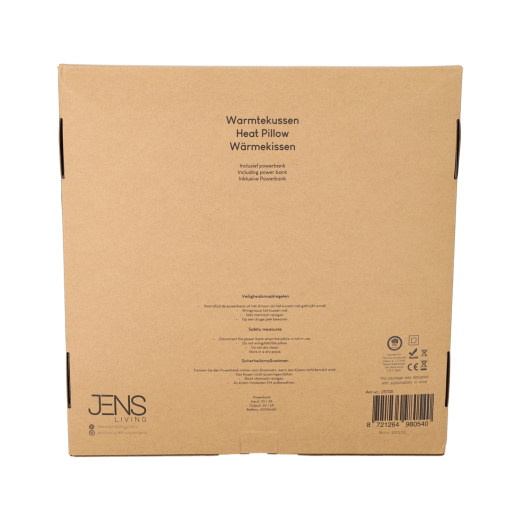 Living Warmtekussen RPET 40x40 Donkergrijs