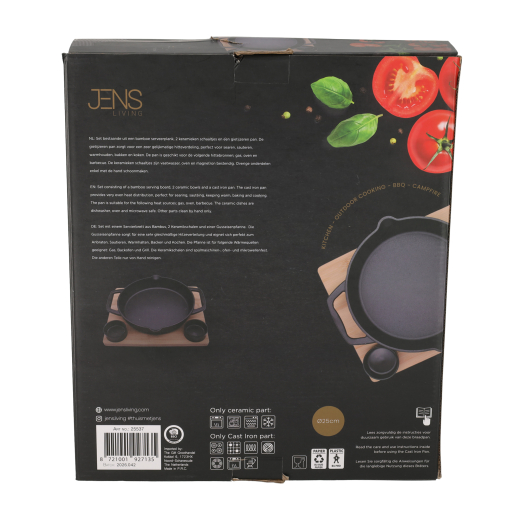 Gietijzeren Grill & Serve Set