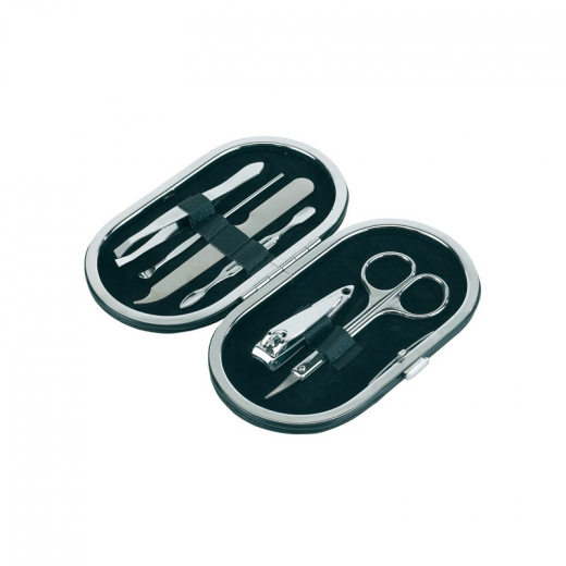 6 delig manicure set zwart
