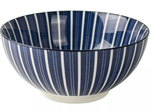 Schaal rond Stripes Ø 19,5cm - Out of the Blue