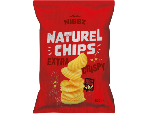 Ribbelchips gezouten red