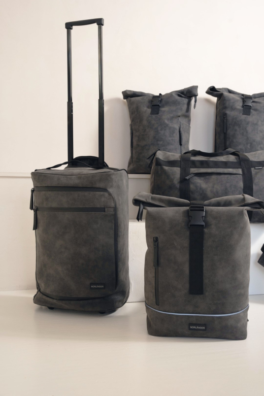 Nubuck Fiets Rugtas Grijs