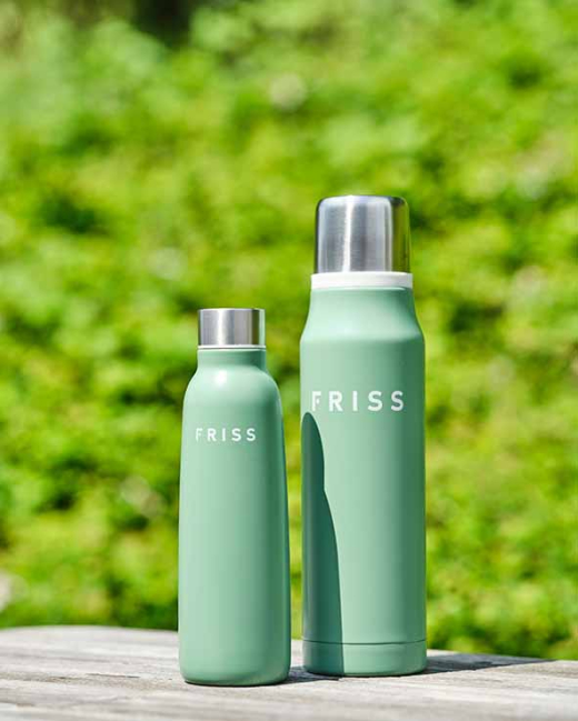 Friss Isoleerfles Rvs 1 Liter Groen