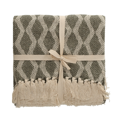 Basic Recycled Cotton Plaid Groen