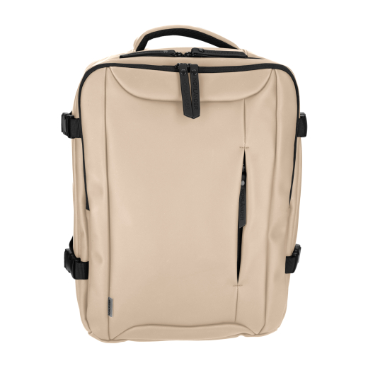 Dull PU Underseater Rugtas Eco Lining Taupe
