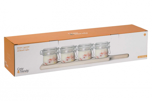 S5 Dessert- 4Bokaaltjes 150Ml - Plankje