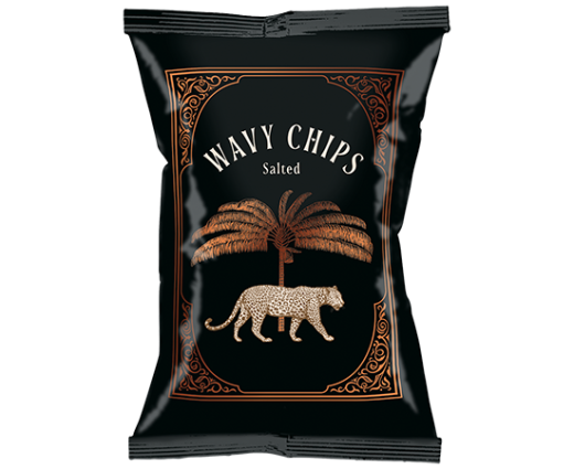 Ribbelchips Zout 90 gram