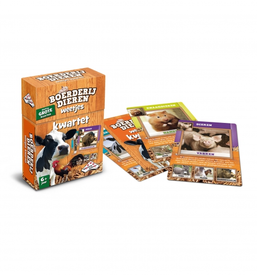 Boerderijdieren kwartet