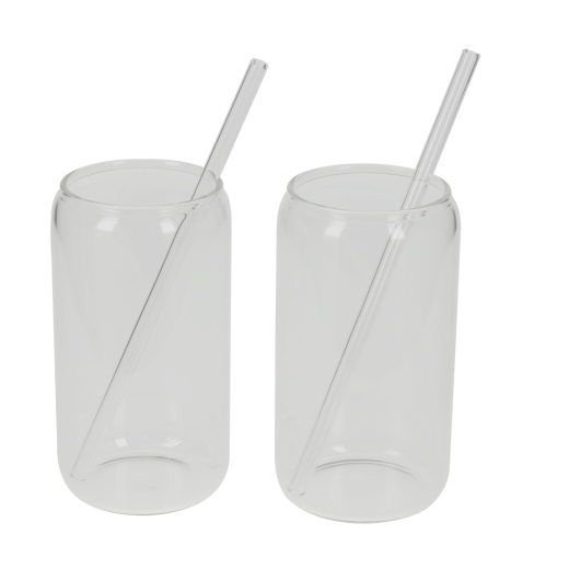 Cocktailglazen met Rietje set van 2