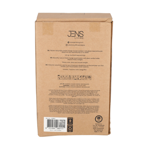 Lantaarn Ravi Zwart Small