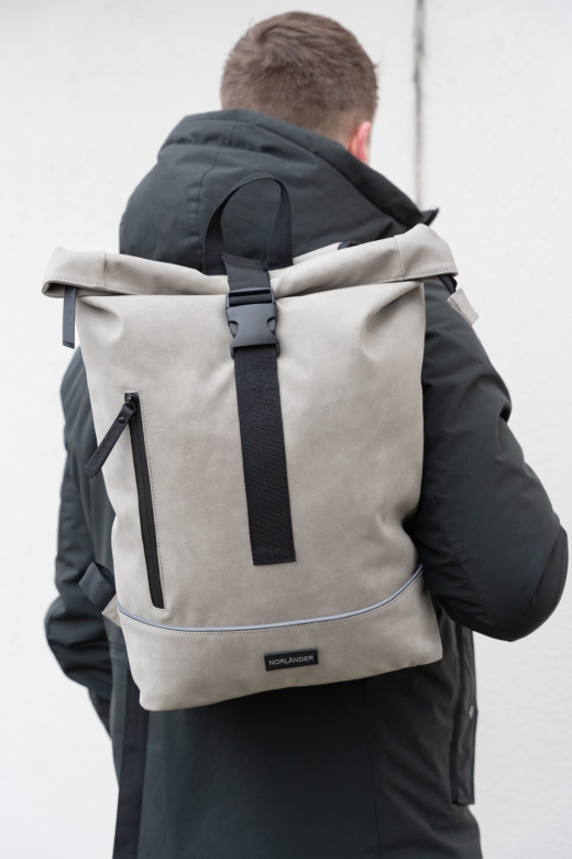 Nubuck Urban Rugtas Taupe