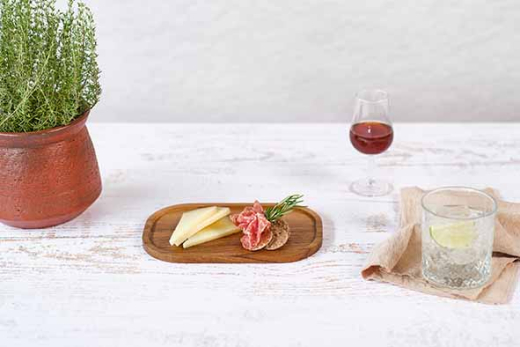 Acacia Serveerplank 22x14 cm