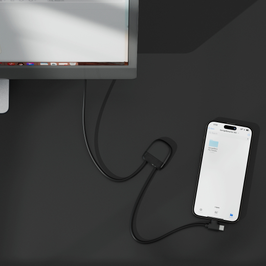 Xoopar Ice-C Charging cable Zwart