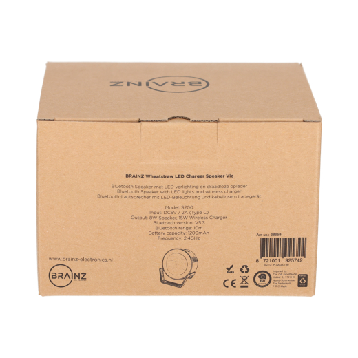 LED Charger Speaker Vic Wheatstraw Naturel