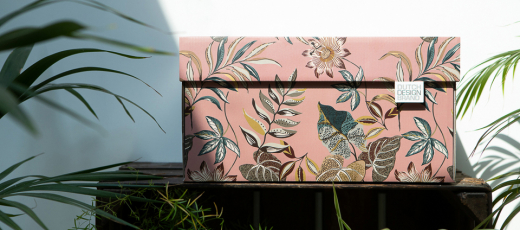 Dutch Design Storage Box 'Floral Garden' NEW