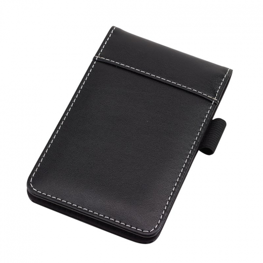 Notitieboekje van kunstleer zwart