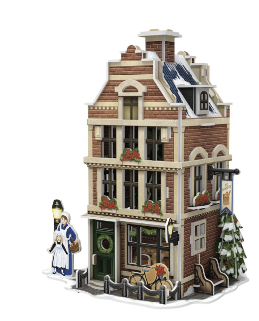 3D Puzzel Kerst Bakkerij